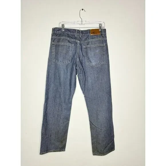 Beverly Hills Polo Club Men's Straight Leg Blue Jeans Denim size 34x30 Cotton - Picture 2 of 8